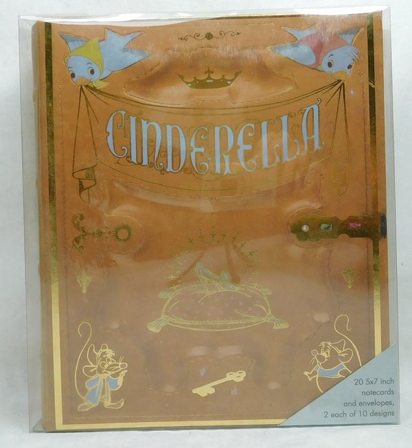 Disney Enesco WDAC Notecar Box Set Postkartenset 4051317 Cinderella
