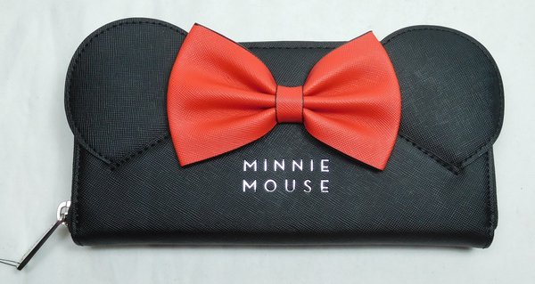 Loungefly Disney Portemonnaie Geldbörse Minnie Mouse Schleife & Ohren