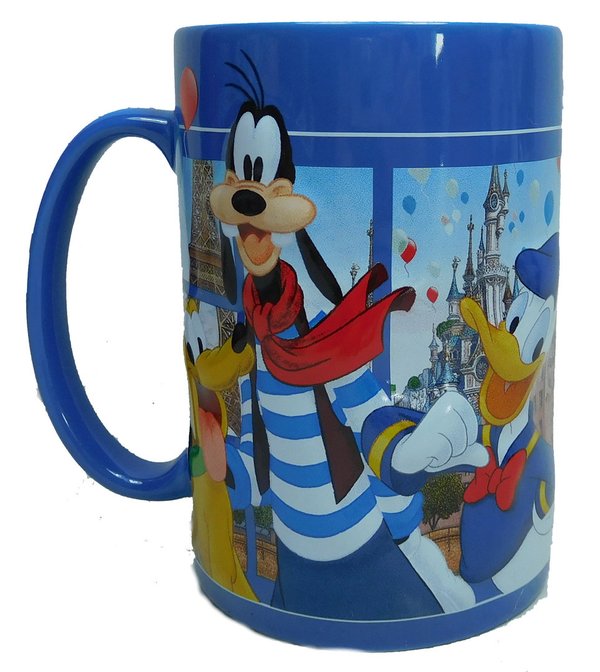 Disney Kaffeetasse Tasse Mug Pott Kaffee Becher Mickey & Minnie Mouse Disneyland Paris 2018