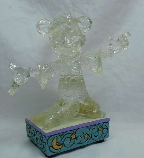 Disney Enesco Figur 4059926 Mickey Mouse Zauberer beleuchtet gläsern