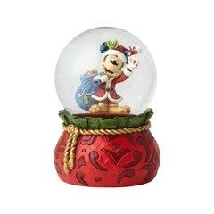 Disney Enesco Figur Schneekugel 6001360 Mickey Mouse als Santa