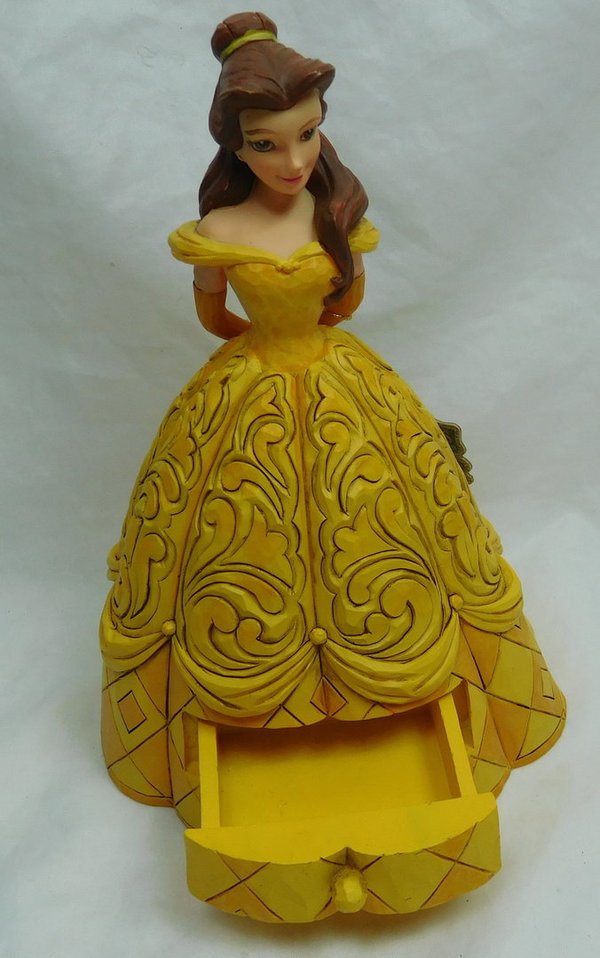 Disney Enesco Figur A29503 Schatzkiste Prinzessin Belle aus der schönen und das Biest