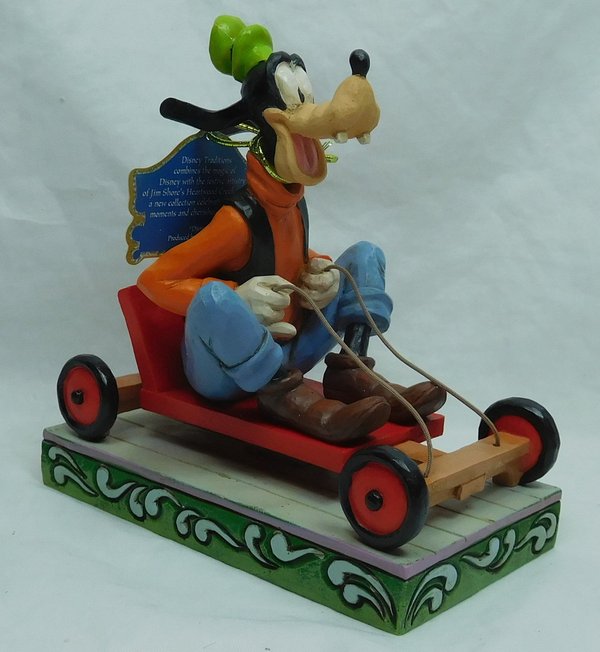 Disney Enesco Figur Jim Shore Traditions Rennfahrer 6000976 Goofy