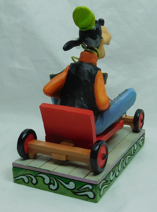 Disney Enesco Figur Jim Shore Traditions Rennfahrer 6000976 Goofy