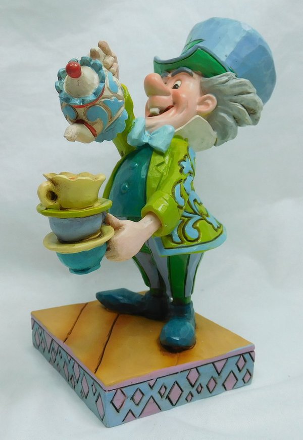Enesco Disney Traditions Jim Shore : 6001273 Mad Hatter aus Alice im Wunderland Hutmacher