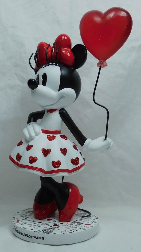 Disney Disneyland Paris Figur Minnie Mouse im Paris 2018 Look Je taime