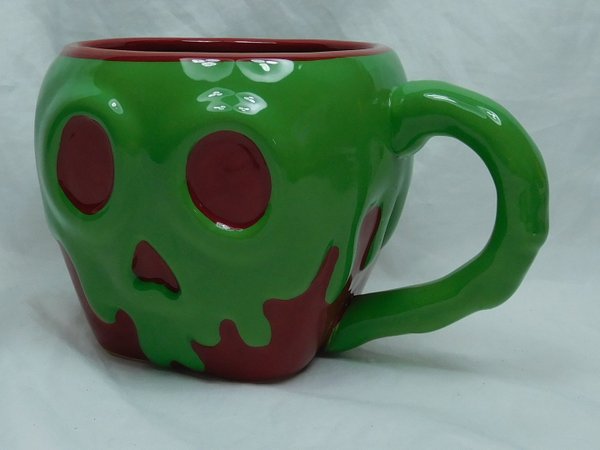 Disney Kaffeetasse Tasse Mug Pott Kaffee Becher Vergifteter Apfel aus Schneewittchen