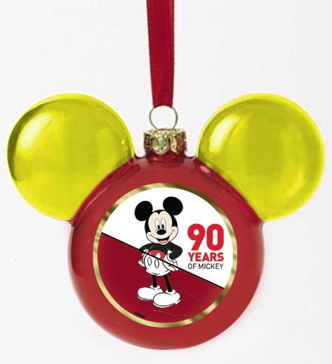 Enesco Disney Figur Enchanting : 90 Jahre Mickey mouse Limited Edition Weihnachtbaumanhänger