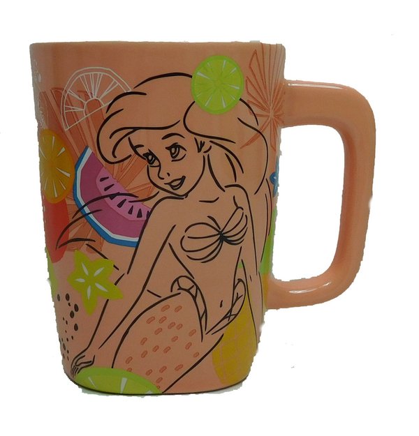 Disney Kaffeetasse Tasse Mug Pott Kaffee Becher Disneyland Paris : Arielle fresh