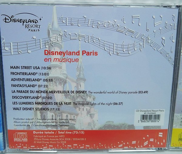 Disneyland Resort Paris en musique Die Paradenmusik aus dem disnelynd CD Vasile Sirli,Disney
