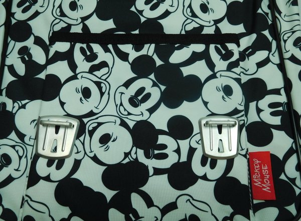 Disney Tasche VADOBACK Mickey Mouse weiß mit schwarzen Köpfen