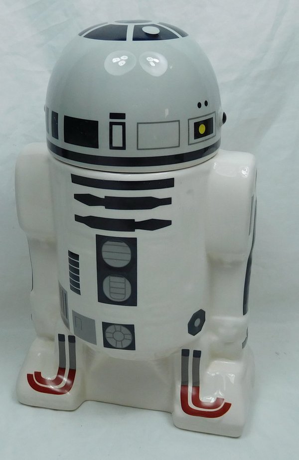 Star Wars Star147 - R2D2 3D Keksdose (Keramik, mit Deckel, 27 x 15 cm)