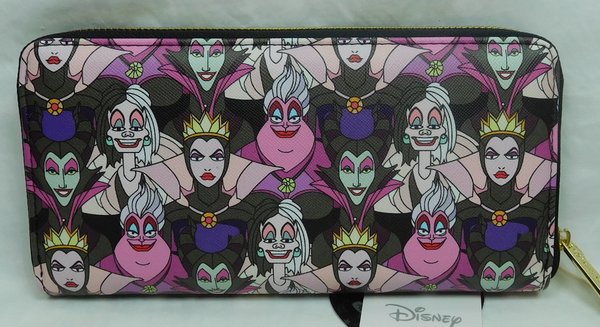 Loungefly Disney Portemonnaie Geldbörse Villains Ursula Böse Königin Maleficent Cruella de Ville