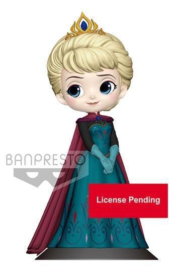Disney Banpresto Q Posket Minifigur Elsa Coronation Style A Normal Color Version 14 cm