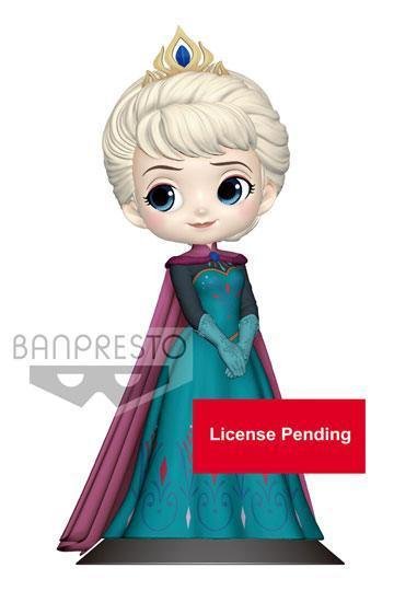 Disney Banpresto Q Posket Minifigur Elsa Coronation Style B Pastel Color Version