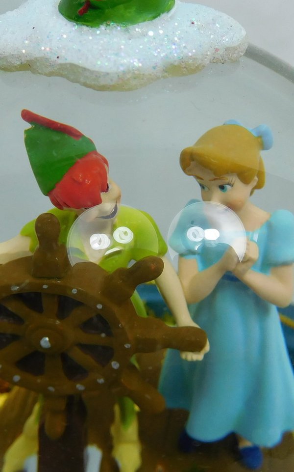 Disney Disneyland Paris Schneekugel Peter Pan mit Musik