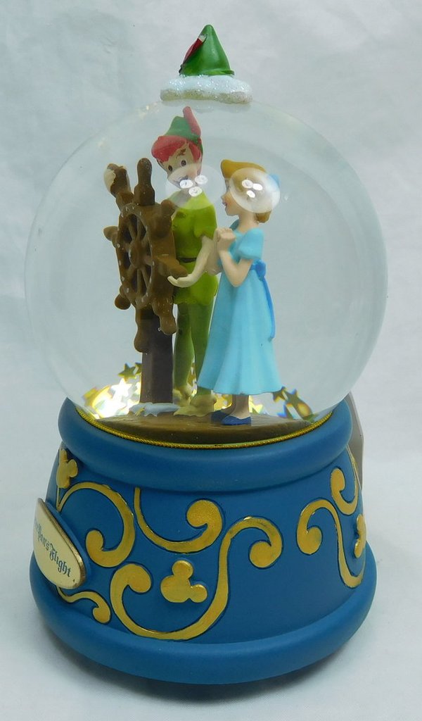 Disney Disneyland Paris Schneekugel Peter Pan mit Musik