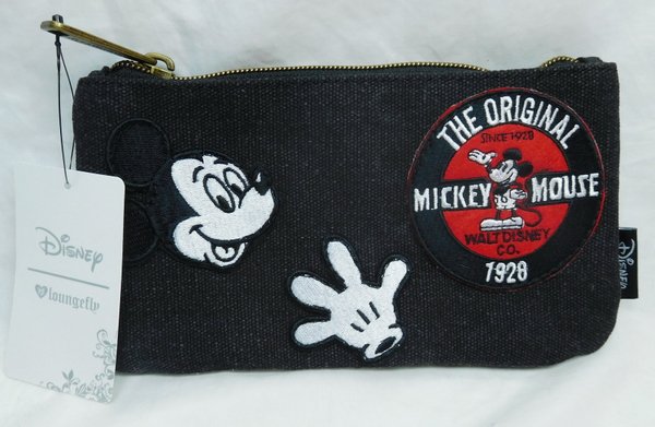 Disney Mickey Mouse Loungefly Patches Denim Rucksack