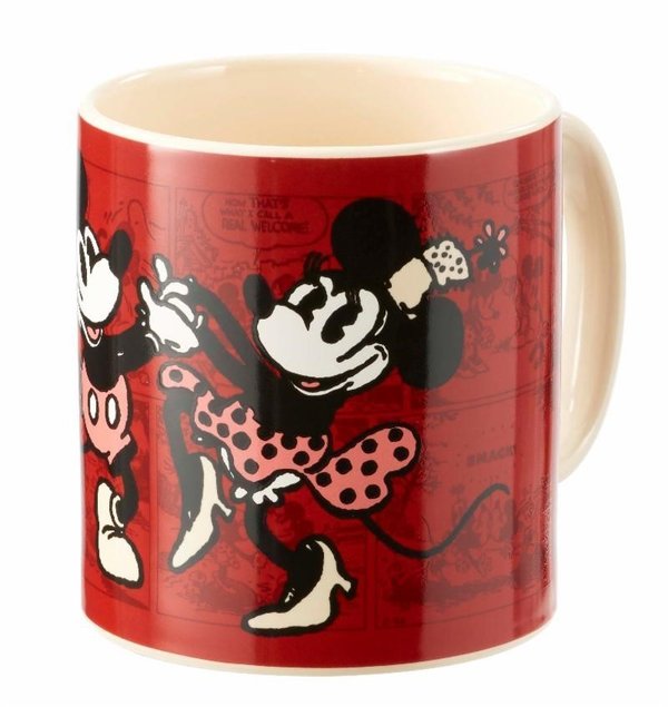 Funko 20oz Mug: Mickey & Minnie Comic 90 Jahre Mickey Mouse Keramik