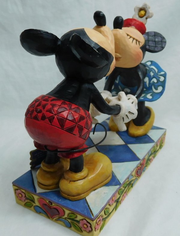 Disney Enesco Traditions Jim Shore 4013989 Mickey & Minnie mouse "Smooth for my Sweetie"