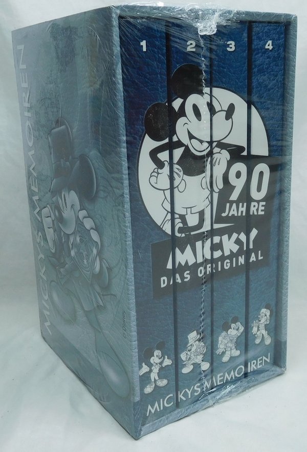 Ehapa Comic LTB Sonderedition 90 Jahre Micky Maus Band 1 - 4 + Sammelbox