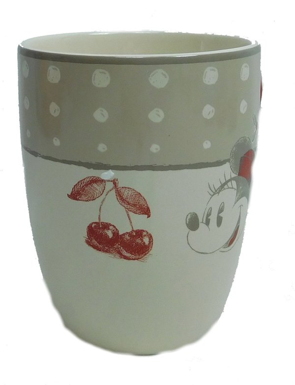 Minnie Mouse Disney Disneyland Paris Teetasse Kaffeetasse Kirschen Tasse Becher …
