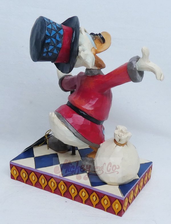 Disney Enesco Traditions Jim Shore Figur : 6001285 Dagobert mit Geldsäcken Treasure Tycoon