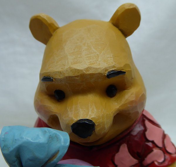 Disney Traditions Jim Shore Figur : Winnie Pooh mit Ferkel 6001283