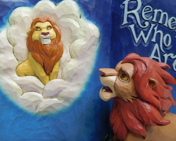 Disney Traditions Figurine Jim Shore : Livre d'histoires Le Roi Lion Simba