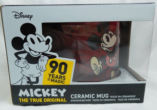 Funko 20oz Mug: Mickey & Minnie Comic 90 Jahre Mickey Mouse Keramik II