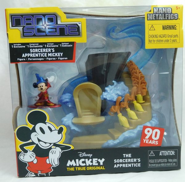 Disney Figur Jada Mickey Mouse 90th Anniversary Nano Metals Scene Mini Playset