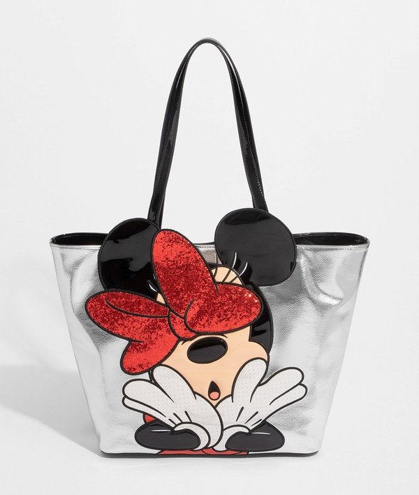 Disney Tasche Schultertasceh Danielle Nicole : Minnie Mouse silber