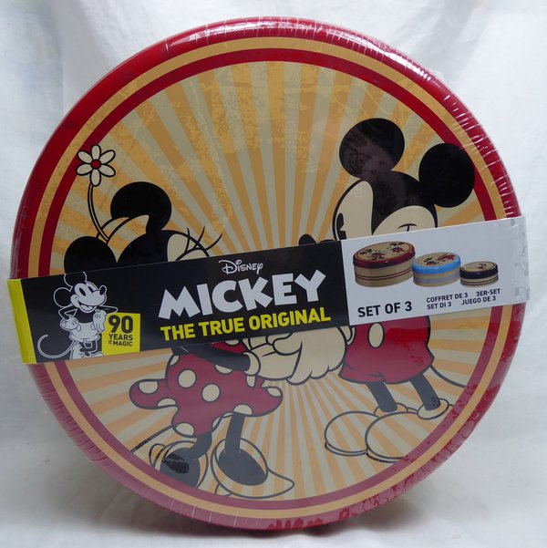 Disney Funko 3 Metalldosen 90 Jahre Mickey Mouse