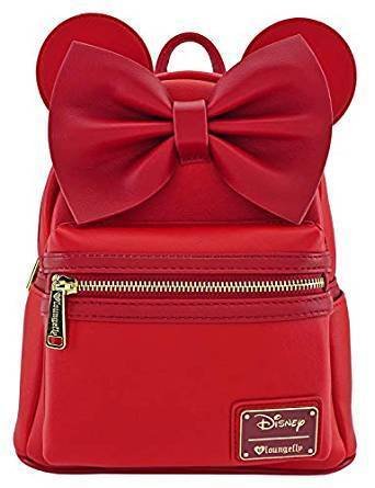 Loungefly Disney Rucksack Backpack Daypack Minnie Mouse rot mit Schleife WDBK0523