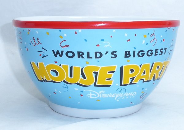 Disney Disneyland Paris Müslischale MUG Biggest Mouse Party