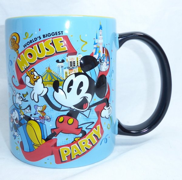Disney disneyland Paris MUG Tasse Kaffeetasse biggest Mouse Party