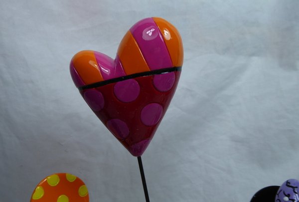 Disney Britto Figur Mickey und Minnie Mouse mit Herzballon