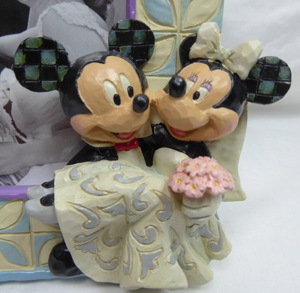 Disney Enesco Traditions Jim Shore Bilderrahmen Mickey & Minnie Hochzeit