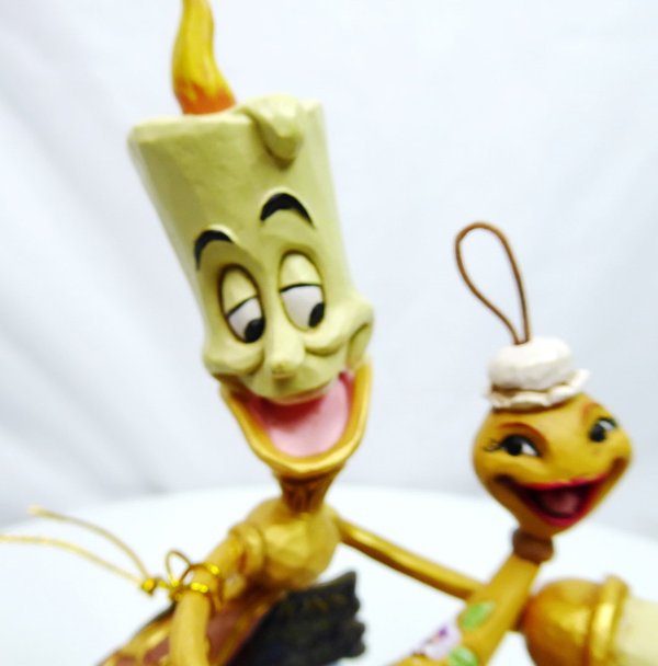 Disney Enesco Traditions Jim Shore Figur Die schöne und das Biest Lumiere und Plumette