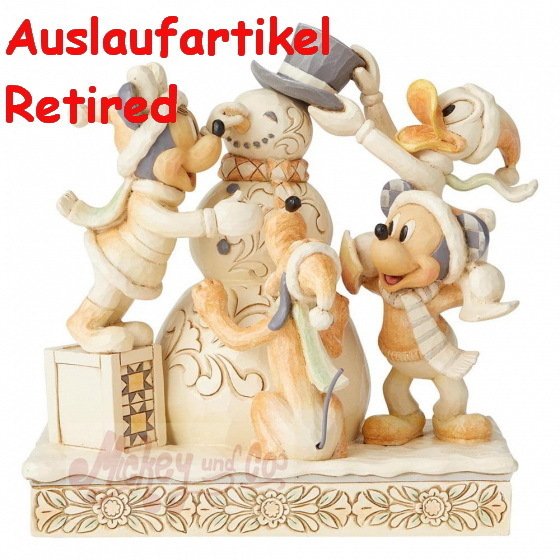 Disney Enesco Traditions Jim Shore Figur Mickey Minnie Pluto donald FAB 5 White woodland