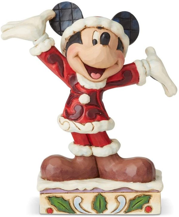 Disney Enesco Traditions Jim Shore Figur Mickey Mouse Weihnachtsmann