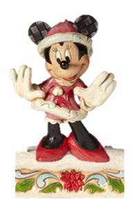 Disney Enesco Traditions Jim Shore Figur Minnie Mouse Weihnachtsmann