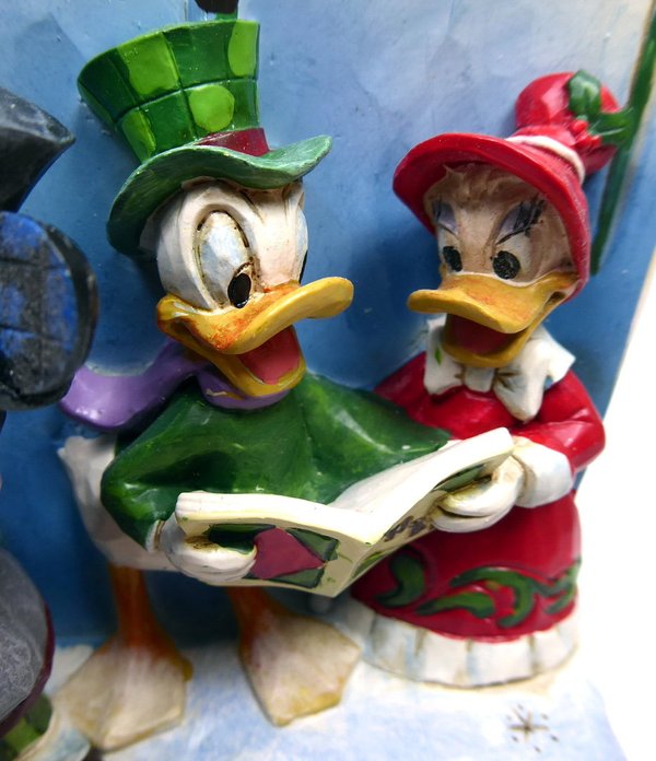 Disney Enesco Traditions Jim Shore Story Book Merry Christmas Carol Mickey Minnie Donald Daisy Goofy