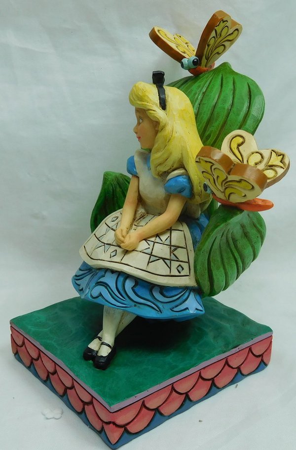 Disney Enesco Traditions Jim Shore Figur Alice im Wunderland Neugierig