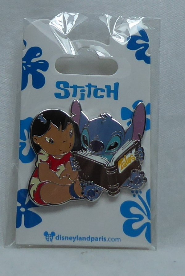 Pin Trade 2019 Disneyland Paris : Lilo & Stitch mit Buch