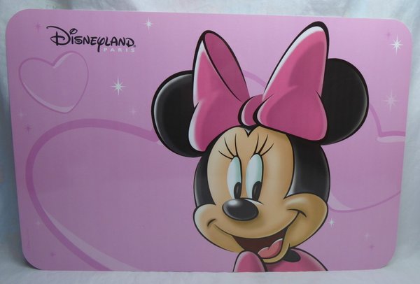 Disney disneyland Paris Tischset Platzset Platzdeckchen Minnie Mouse pink