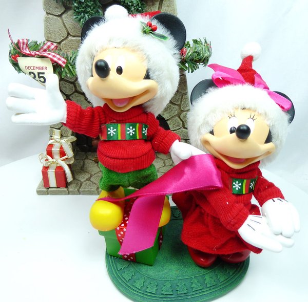 Disney Enesco Possible Dreams Weihnachten : Mickey & Minnie Mouse Perfect Wreat  Der perfekte Kranz