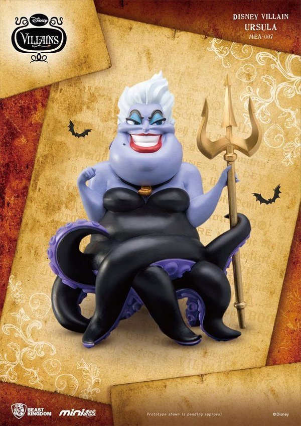 Disney Villains Mini Egg Attack Figur Ursula aus Arielle die Meerjungfrau 10 cm