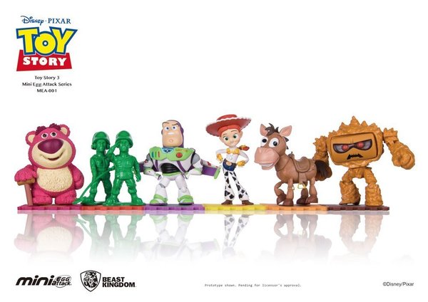Toy Story Mini Egg Attack Figuren 6-er Pack 9 cm
