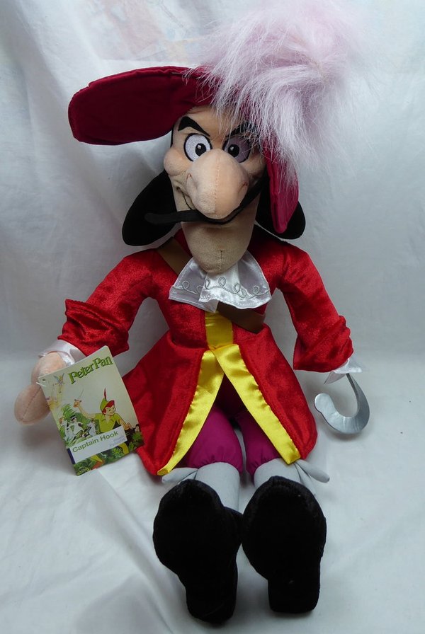 Disney Disneyland Paris Plüsch Teddy Figur Plüschtier : Captain Hook von Peter Pan